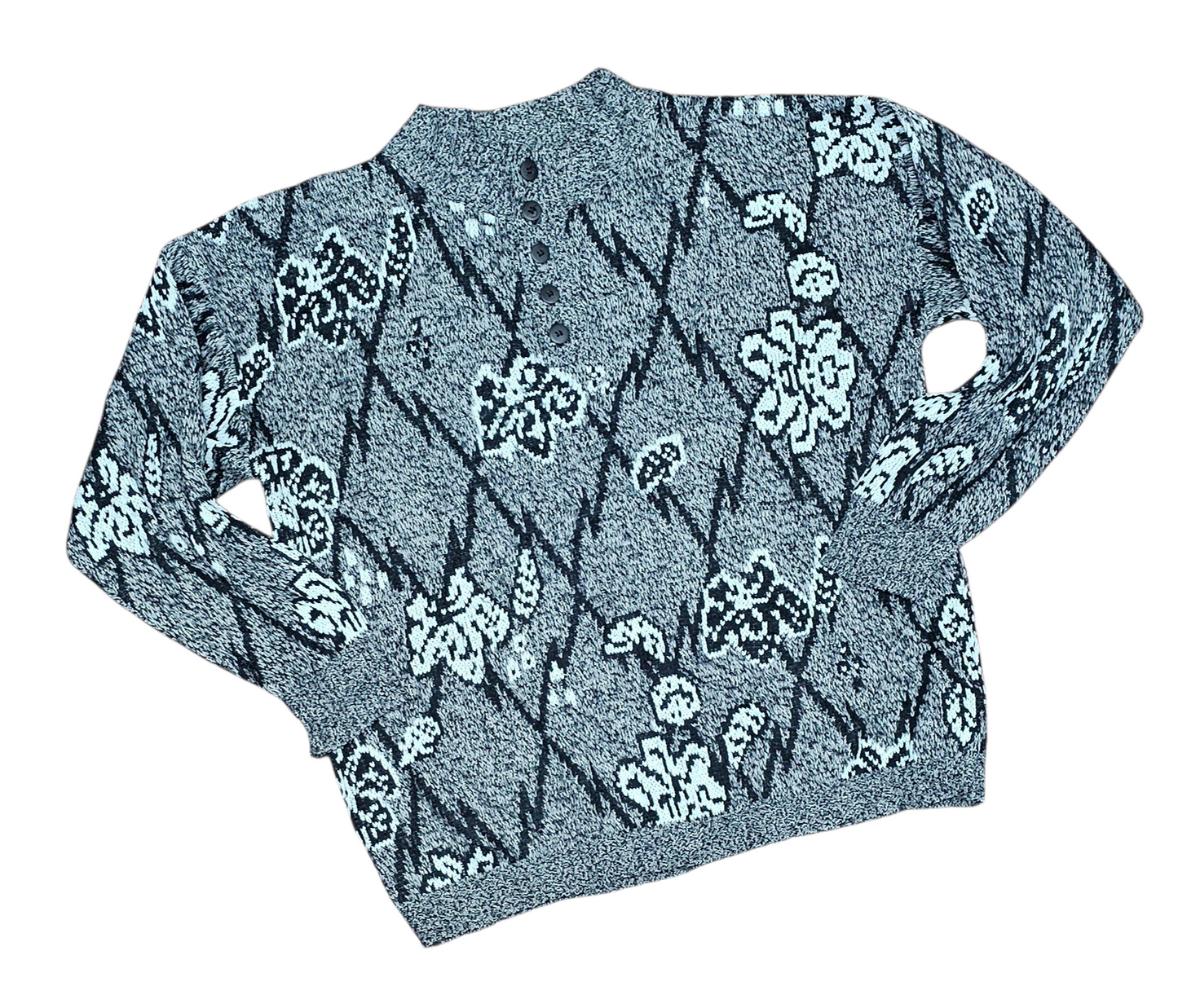 Vintage 90s Button sweater