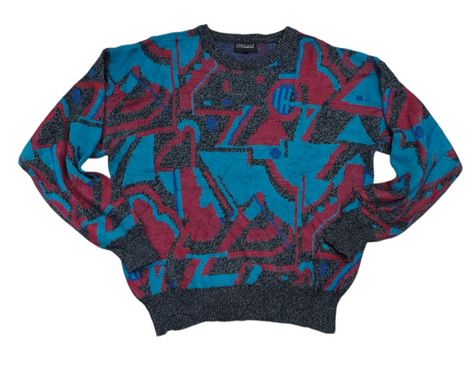 Vintage 80s Geometric sweater
